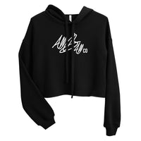 abc crop hoodie