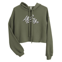 abc crop hoodie