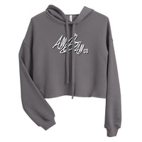 abc crop hoodie